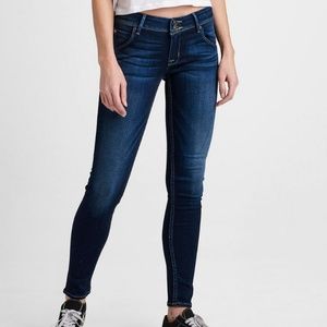 Hudson Collin Midrise Skinny Jeans
